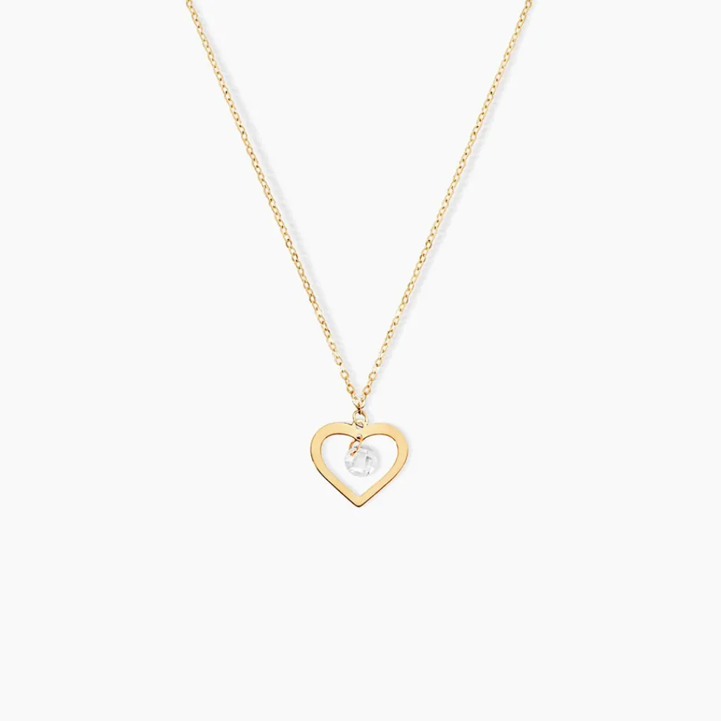 Histoire d'Or Collier Or Jaune Maximiliane Oxyde De Zirconium Clearance