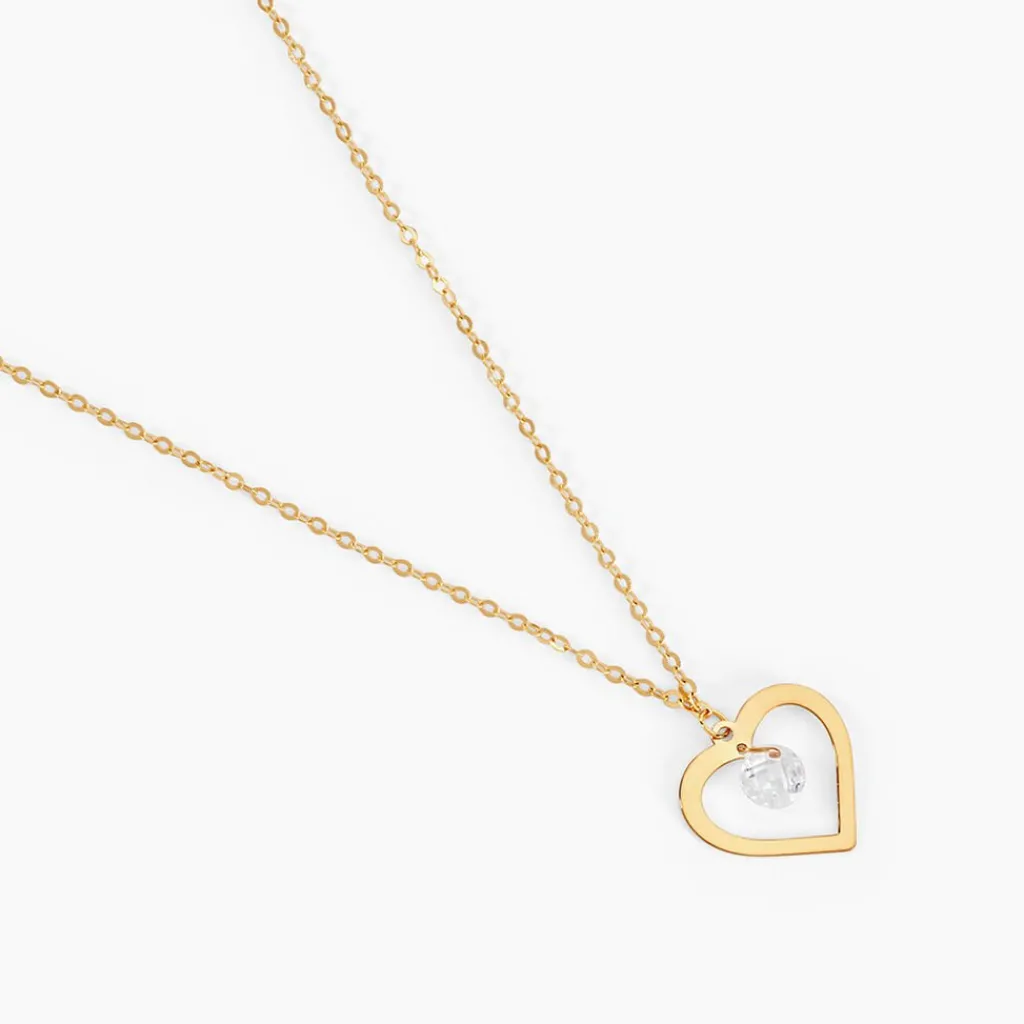 Histoire d'Or Collier Or Jaune Maximiliane Oxyde De Zirconium Clearance