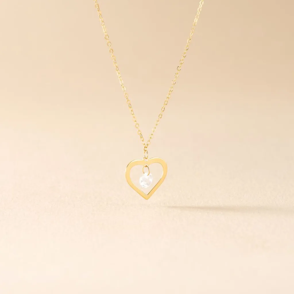 Histoire d'Or Collier Or Jaune Maximiliane Oxyde De Zirconium Clearance