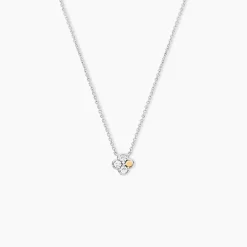 Histoire d'Or Collier Or Jaune Oxyde De Zirconium