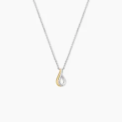 Histoire d'Or Collier Or Jaune Oxyde De Zirconium Best