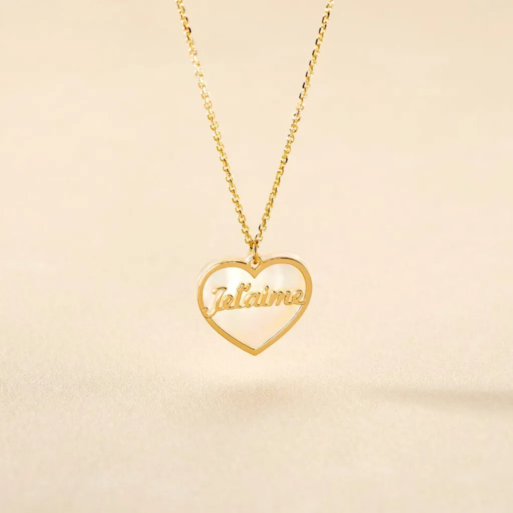 Histoire d'Or Collier Or Jaune Proxumae Nacre Best