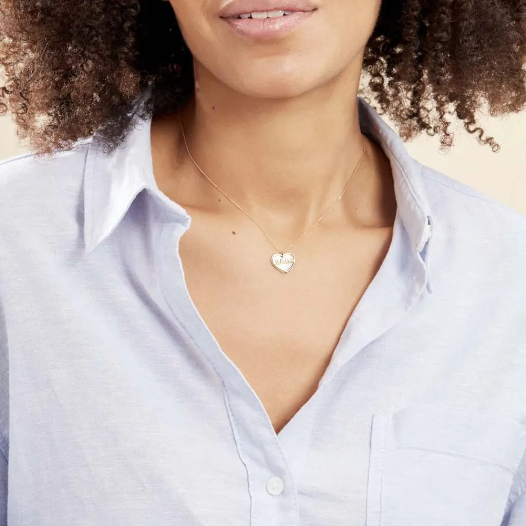 Histoire d'Or Collier Or Jaune Proxumae Nacre Best