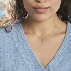 Histoire d'Or Collier Or Jaune Sagesse Oxydes De Zirconium or jaune oxyde Outlet