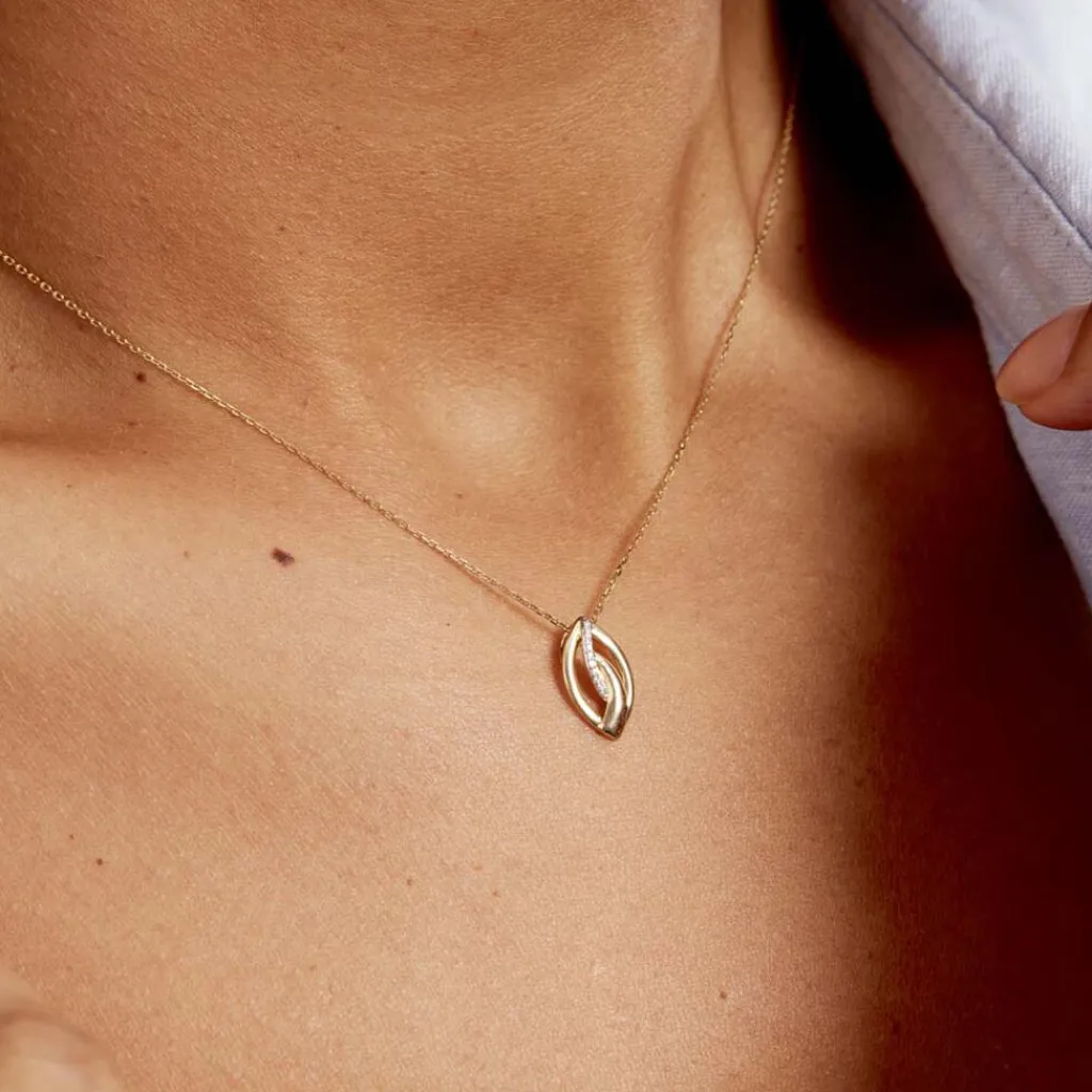 Histoire d'Or Collier Or Jaune Sven Diamant Discount