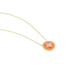 Histoire d'Or Collier Or Jaune Sweet Rosace Oxyde De Zirconium Sale