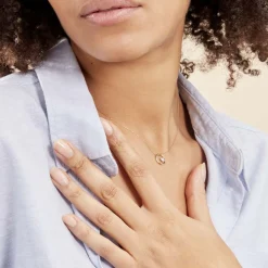 Histoire d'Or Collier Or Jaune Theda Diamants New