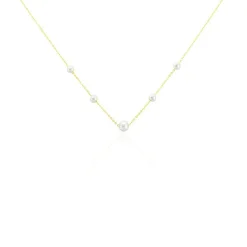 Histoire d'Or Collier Or Jaune Yolanda Perles De Culture Hot