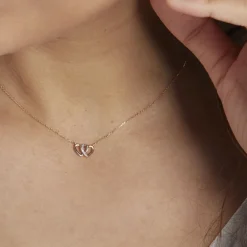 Histoire d'Or Collier Or Rose Valiere Diamants Sale