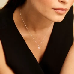 Histoire d'Or Collier Oran Or Blanc Diamant Discount