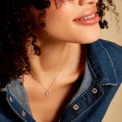 Histoire d'Or Collier Oran Or Blanc Diamant Online