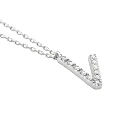 Histoire d'Or Collier Oran Or Blanc Diamant Clearance