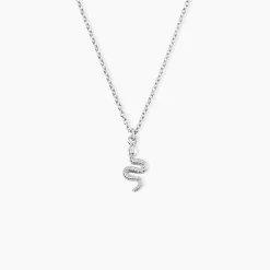 Histoire d'Or Collier Oria Argent Blanc Outlet