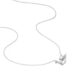 Histoire d'Or Collier Origami Argent Blanc Oxyde De Zirconium Outlet