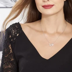 Histoire d'Or Collier Origami Argent Blanc Oxyde De Zirconium Outlet