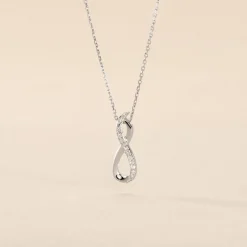 Histoire d'Or Collier Osanna s or blanc diamant Hot