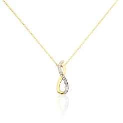 Histoire d'Or Collier Osanna s or jaune diamant