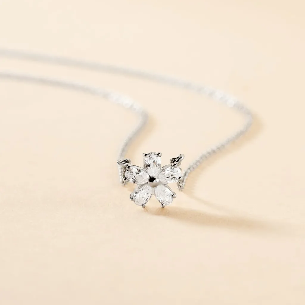 Histoire d'Or Collier Oskari Argent Blanc Oxyde De Zirconium Hot