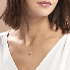 Histoire d'Or Collier Ottavia Argent Rose Oxyde De Zirconium Best