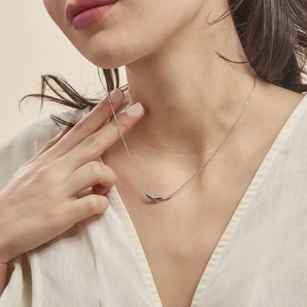 Histoire d'Or Collier Oya Argent Blanc Oxyde De Zirconium Online