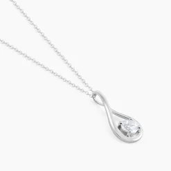 Histoire d'Or Collier Paloma Argent Blanc Oxyde De Zirconium