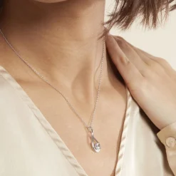 Histoire d'Or Collier Paloma Argent Blanc Oxyde De Zirconium