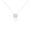 Histoire d'Or Collier Pastille Gravable Or Blanc Outlet