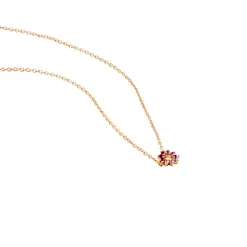 Histoire d'Or Collier Pavel Argent Rose Oxyde De Zirconium argent rose oxyde rose Best