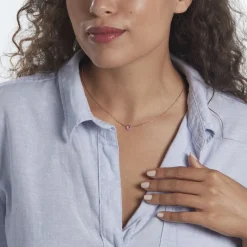 Histoire d'Or Collier Pavel Argent Rose Oxyde De Zirconium argent rose oxyde rose Best
