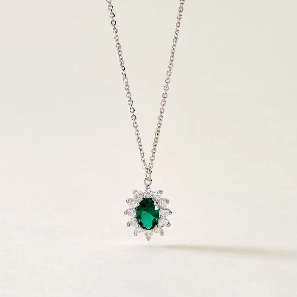 Histoire d'Or Collier Perez Argent Blanc Oxyde De Zirconium argent blanc oxyde jaune Best