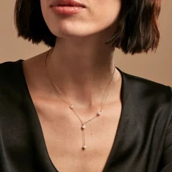 Histoire d'Or Collier Persis Or Jaune Perle De Culture Online