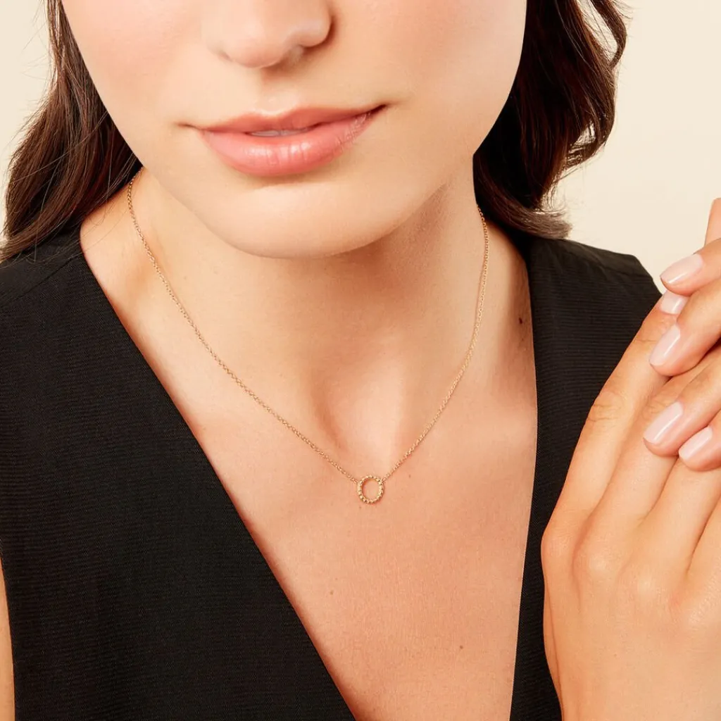 Histoire d'Or Collier Peytone Argent Doré Online