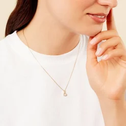 Histoire d'Or Collier Phanie Argent Jaune Oxyde De Zirconium New