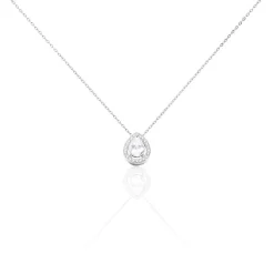 Histoire d'Or Collier Pilar Argent Blanc Oxyde De Zirconium Sale