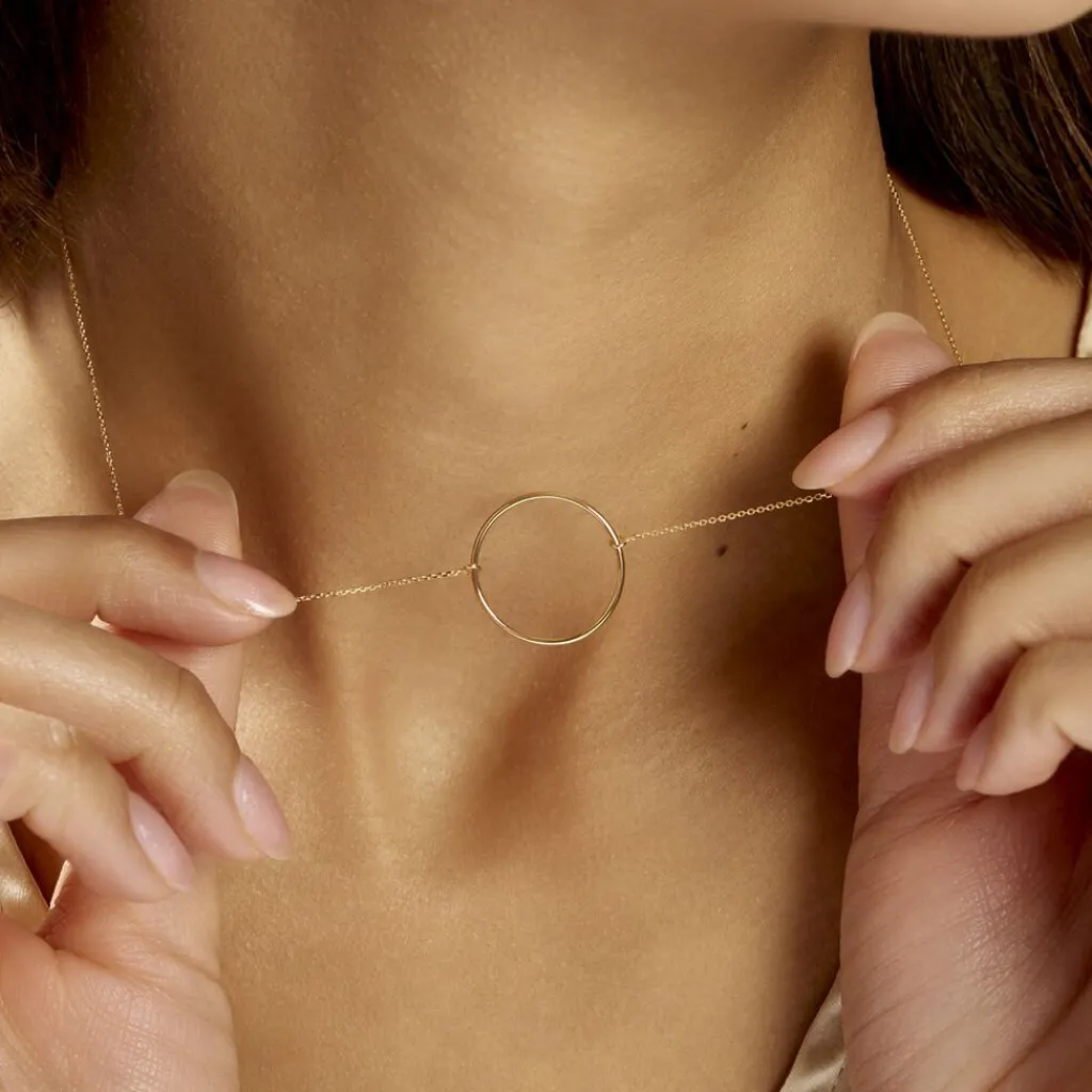 Histoire d'Or Collier Pink or jaune