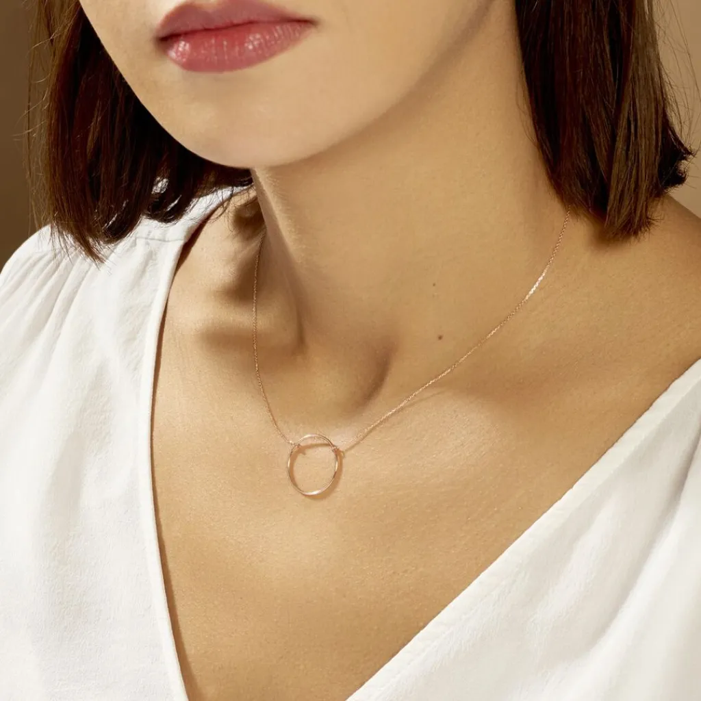 Histoire d'Or Collier Pink or rose Hot