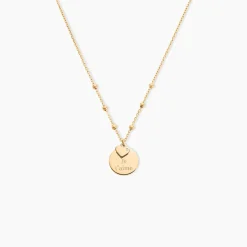 Histoire d'Or Collier Plaqué Or Fulvian Oxyde De Zirconium