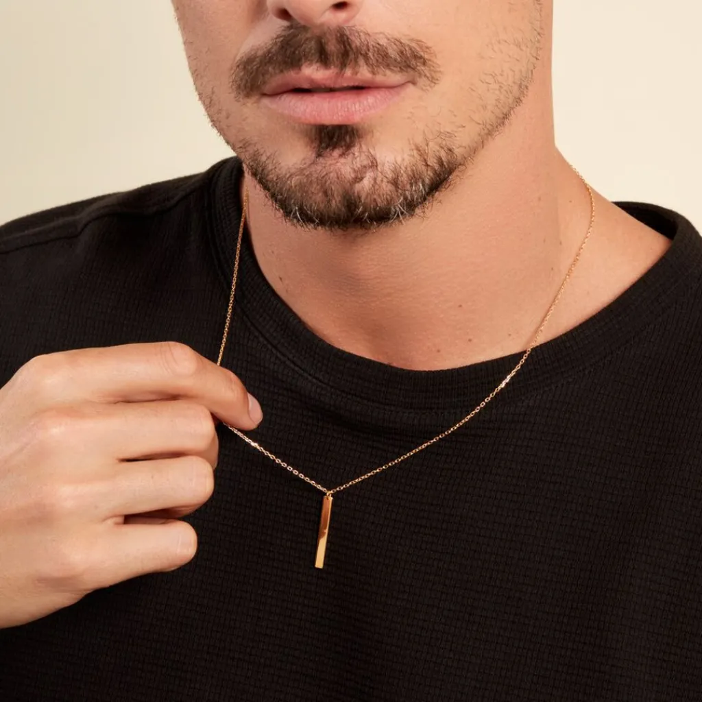 Histoire d'Or Collier Plaqué Or Jaune Bobby Sale