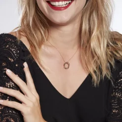 Histoire d'Or Collier Plaqué Or Jaune Ethem Pierres Multicolores New