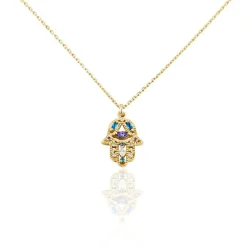 Histoire d'Or Collier Plaqué Or Jaune Eumelia Oxydes De Zirconium Hot
