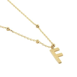 Histoire d'Or Collier Plaqué Or Jaune Lettra Online