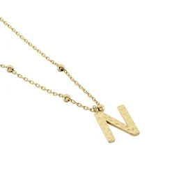 Histoire d'Or Collier Plaqué Or Jaune Lettra Hot