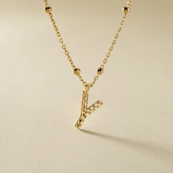 Histoire d'Or Collier Plaqué Or Jaune Lettra Outlet