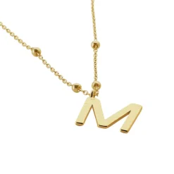 Histoire d'Or Collier Plaqué Or Jaune Lettra Outlet