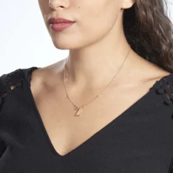 Histoire d'Or Collier Plaqué Or Jaune Lettra Discount