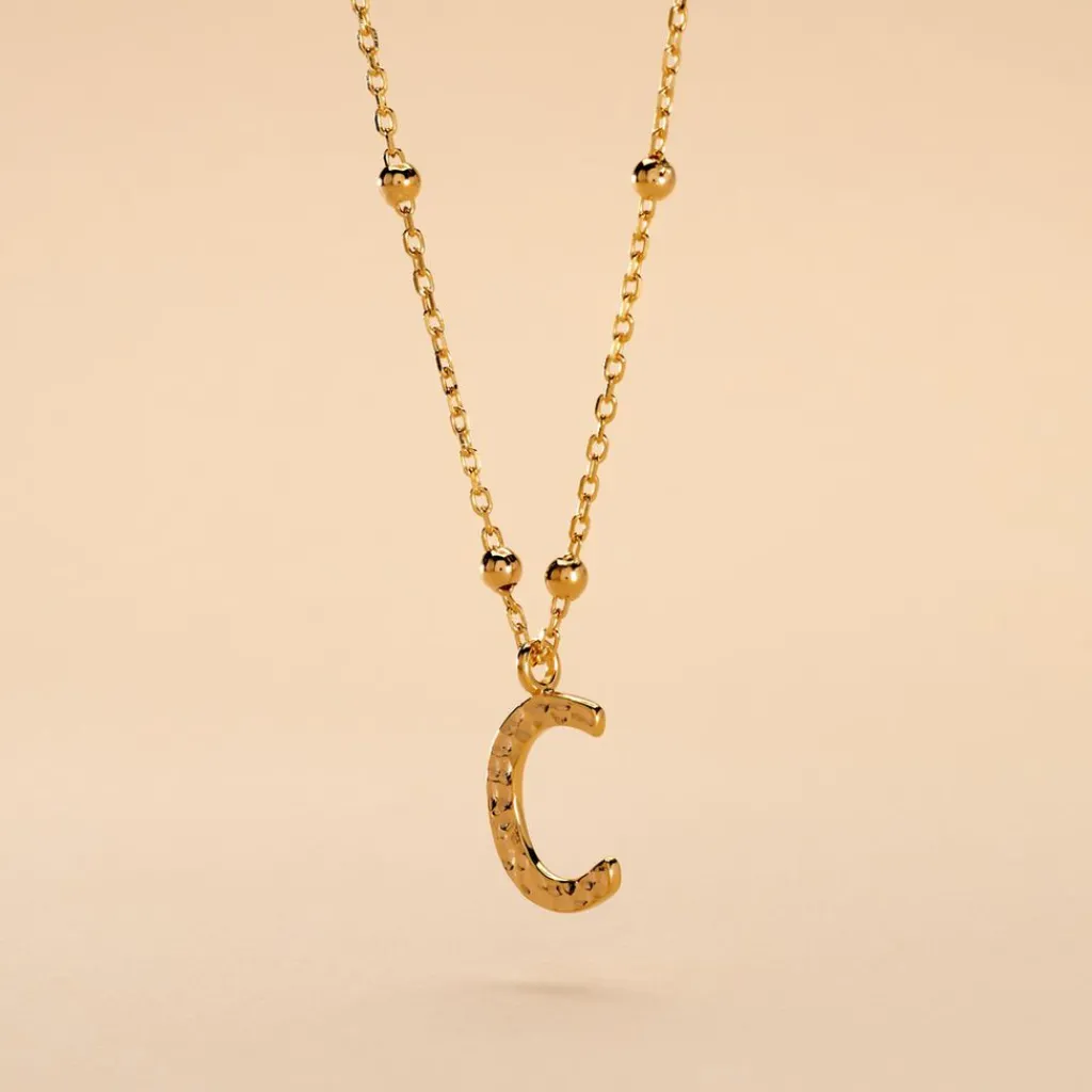 Histoire d'Or Collier Plaqué Or Jaune Lettra Outlet