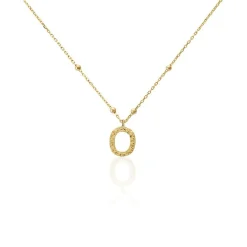 Histoire d'Or Collier Plaqué Or Jaune Lettra Discount