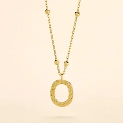 Histoire d'Or Collier Plaqué Or Jaune Lettra Discount