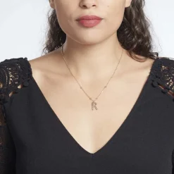 Histoire d'Or Collier Plaqué Or Jaune Lettra Online