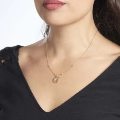 Histoire d'Or Collier Plaqué Or Jaune Lettra Online